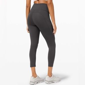 Lululemon Fast & Free 23” high-rise crop (non-reflective)